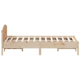 Bed Frame without Mattress 120x200 cm Solid Wood Pine 842598