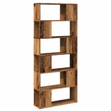 Book Cabinet/Room Divider Old Wood 80x24x186 cm 856736