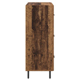 Sideboard Old Wood 69.5 x 34 x 90 cm Engineered Wood and Iron 881513
