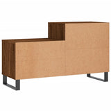 Shoe Cabinet Brown Oak 102x36x60 cm Engineered Wood 831403
