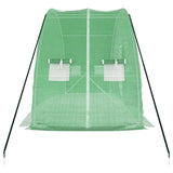 Greenhouse with Steel Frame Green 12 m 6x2x2.85 m 364089