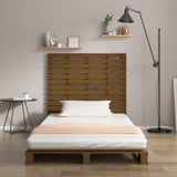 Wall Headboard Honey Brown 146x3x91.5 cm Solid Wood Pine 824686
