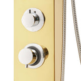 147717 Shower Panel System Stainless Steel 201 Gold