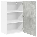 Hanging Cabinet Concrete Grey and White 50 x 31 x 80 cm 884269