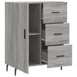 Sideboard Grey Sonoma 69.5x34x90 cm Engineered Wood 827938