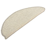 Stair Mats 15 pcs 65x21x4 cm Silver Half Round Large 326901