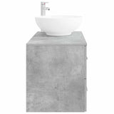 Bathroom Furniture Set 2 pcs Concrete Grey Engineered Wood 3403995