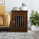Dog Crate Furniture Brown Oak 55x80x68 cm Engineered Wood 838329