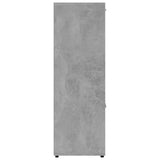 Book Cabinet Concrete Grey 90x30x90 cm Engineered Wood 802934