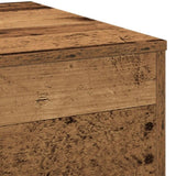 ZNTS Coffee Table, Old Wood, 55x55x31 cm, Engineered Wood 862991