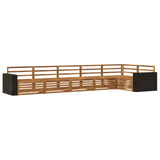 Outdoor Sofa Set 6 pcs Natural 402 x 172.5 x 73 cm 3383422