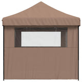 Party Tent Folding Brown 279 x 410 x 315 cm Oxford Fabric 42023592