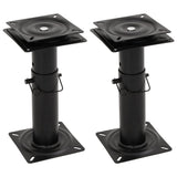2 pcs Boat Seat Pedestals with 360&deg Seat Swivel Adjustable Steel 3294944