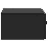 Wall-Mounted Bedside Cabinet 2 pcs Black 49 x 34.5 x 20 cm 899128