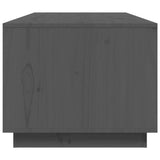 Coffee Table Grey 100x50x41 cm Solid Wood Pine 818272