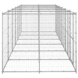Outdoor Dog Kennel Galvanised Steel 14,52 m 3082286