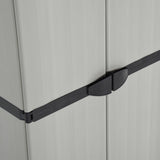Garden Storage Cabinet Grey PVC Medium Garden Storage Cabinet 340983
