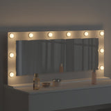 Vanity Mirror White 100 x 45 x 18 cm Glass and Engineered wood 868325