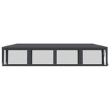 Party Tent with 10 Mesh Sidewalls Anthracite 3x12 m HDPE 319249