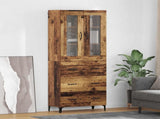 Highboard Old Wood 69.5 x 34 x 180 cm Engineered Wood 3415776