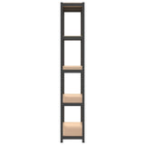 5-Layer Shelves 3 pcs Anthracite Steel&Engineered Wood 152859