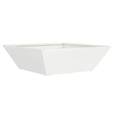 Garden Planter 5 pcs White 50 x 50 x 15 cm Cold-rolled Steel 873827