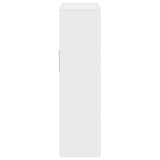 Book Cabinet White 66x31x112 cm Engineered Wood 860301