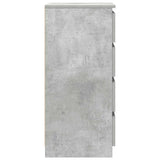 Sideboard with Drawers Concrete Grey 37.5x35x99 cm Engineered Wood 861763