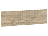 Wall-Mounted Headboard HAARLEM Sonoma Oak Engineered Wood 896957