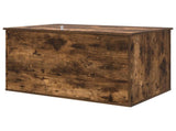 Cat House Smoked Oak 85 x 55 x 50.5 cm Engineered Wood 8000721
