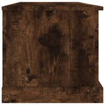 ZNTS Storage Box Smoked Oak 70x40x38 cm Engineered Wood 816509