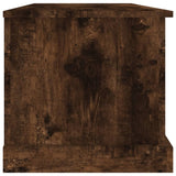 ZNTS Storage Box Smoked Oak 70x40x38 cm Engineered Wood 816509