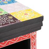 Chest of drawers Multicolour 30 x 30 x 90 cm Solid Mango Wood 4017585