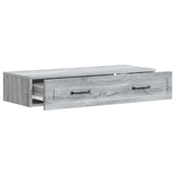 Wall-Mounted Side Table Grey Sonoma 87.5 x 34.5 x 17 cm 899351