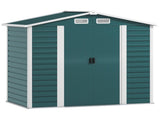 7 x 4ft Garden Shed, Easy to Assemble, Upgraded Galvanised Steel Frame with Foundation Kit, Double T3398P327998