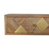 Wall Mounted Brass Inlay Bedside IN1292