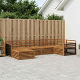 Outdoor Sofa Set 6 pcs Natural 3383562