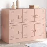 Sideboard Pink 99x39x73 cm Steel 841794