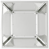 Garden Planter 5 pcs Silver 35 x 35 x 15 cm Galvanised Steel 873807