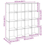Book Cabinet Artisian Oak 102x29x143 cm Engineered Wood 3310297
