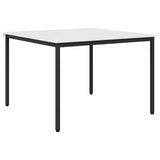 Dining Table White 110 x 110 x 75 cm Solid Pine Wood 892788