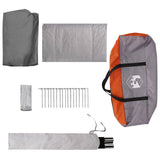 Tunnel Tent Grey and Orange 361 x 235 x 147 cm 42017402