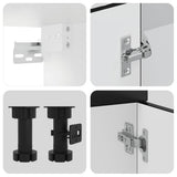 11 Piece Kitchen Cabinet Set "Kalmar" Black Engineered Wood 3314912