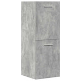 4 Piece Bathroom Furniture Set Concrete Grey Engineered Wood 3324903