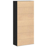 Highboard 80 x 35 x 180 cm Engineered Wood Black oak 3365563