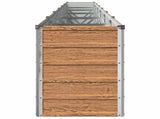 Raised Garden Bed Wood Brown 480 x 40 x 55 cm cold-rolled steel 8006284