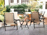 Three-Piece Garden Table and Chair Set - Khaki T3398P323813