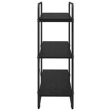 Bookshelf 3-Tier 100 x 35 x 105 cm PB Black Oak 8007792