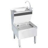 51116 Commercial Hand Wash Sink with Faucet Freestanding Stainless Steel