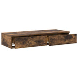 Bed Drawers Smoked Oak 90 x 36.5 x 16.5 cm Engineered Wood 866935
